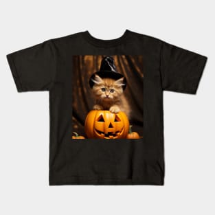 All Hallows' Purr Kids T-Shirt